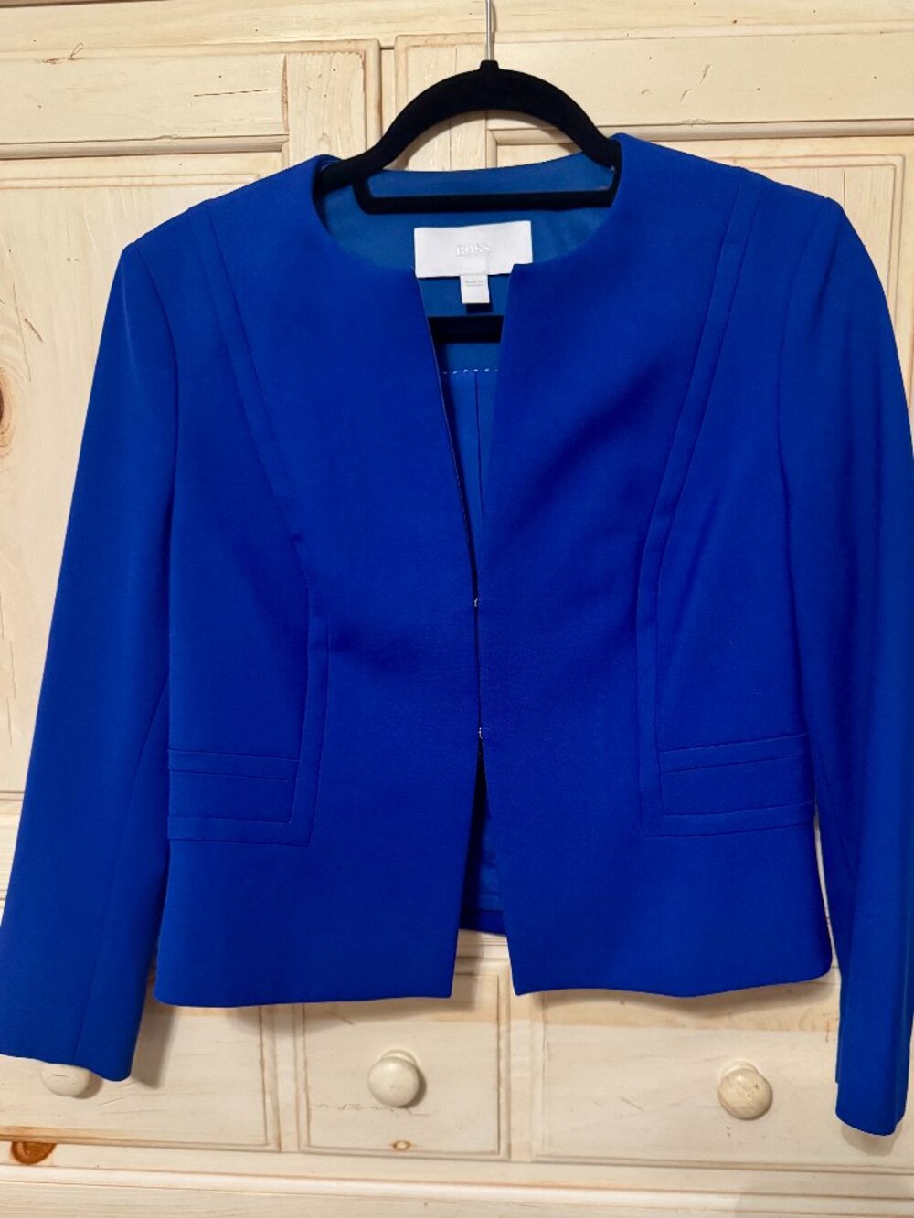 BOSS blue blazer, size 4